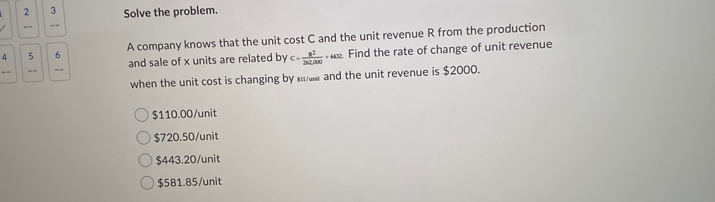 Help please N 3 Solve the problem. 4 5 6 A company