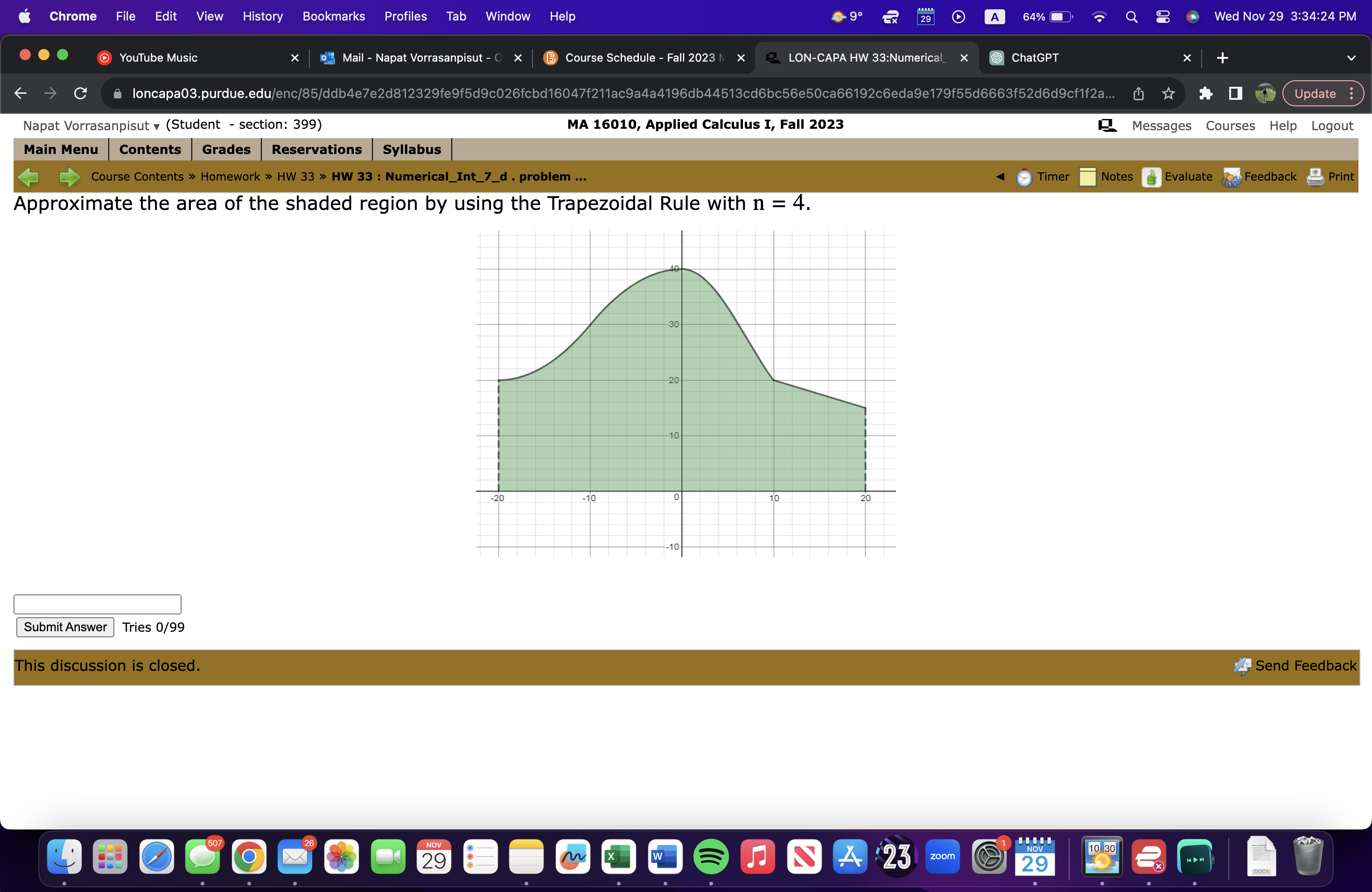 > Homework > HW 33 > HW 33 : Numerical_Int_1_d . problem