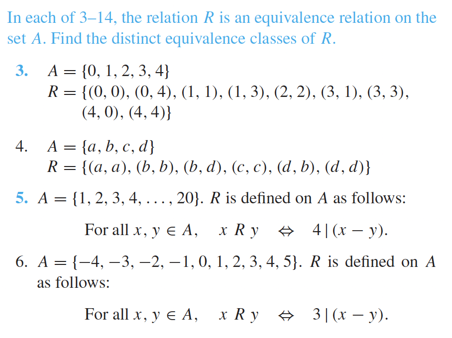 = 4k, for some integer k} A] = {n E Z I