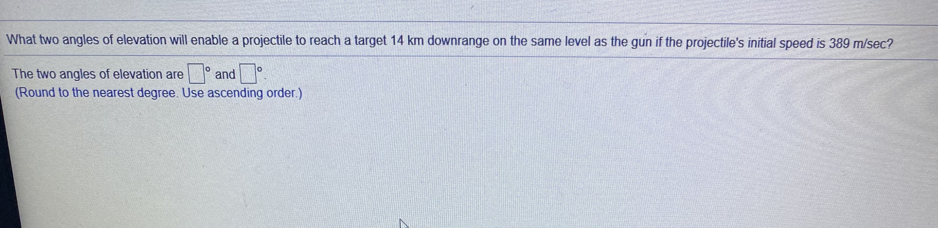 How can I solve this problem is from calculus What two angles