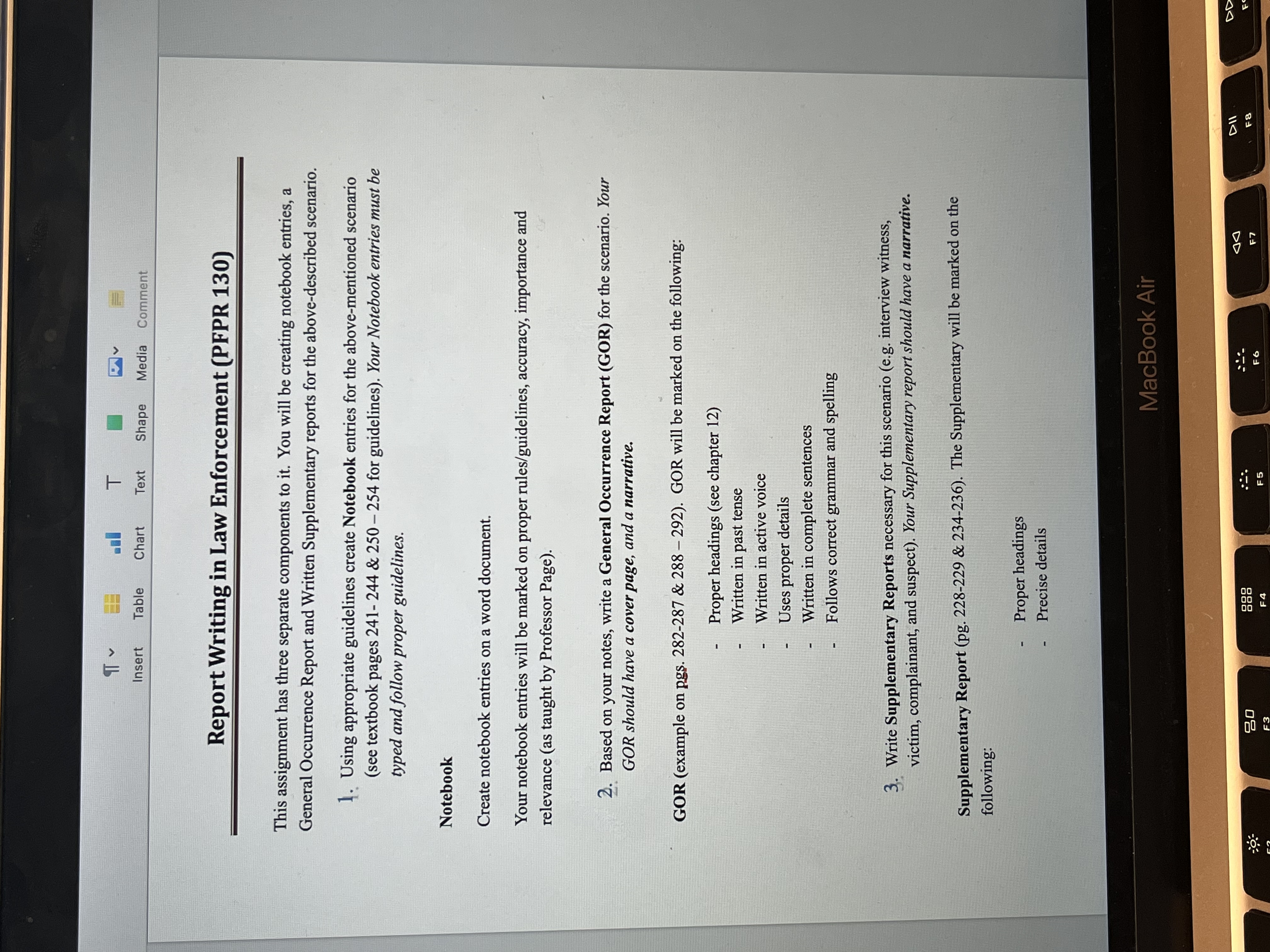 in Law Enforcement (PFPR 130) questioning. Officer PARAMESWARAN stays with the children