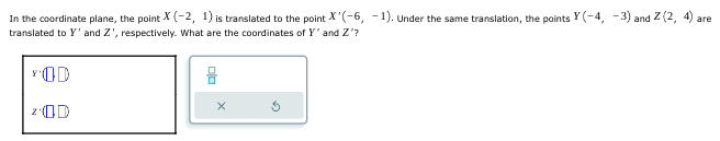 8 units and downward 3 units, we get its image AL'M'N' :..