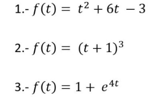 can someone help me to solve this problems?Exercise. Definition of the Laplace
