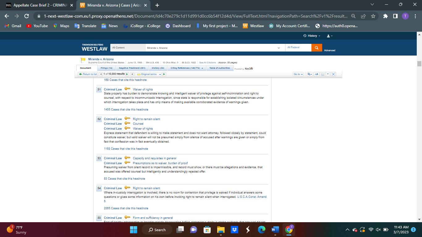 the reporter, the page where the opinion begins, and the year of