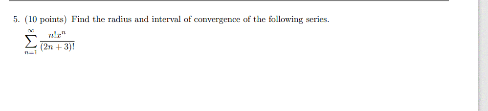 This is the cal 2 final exam practice. Please show all work