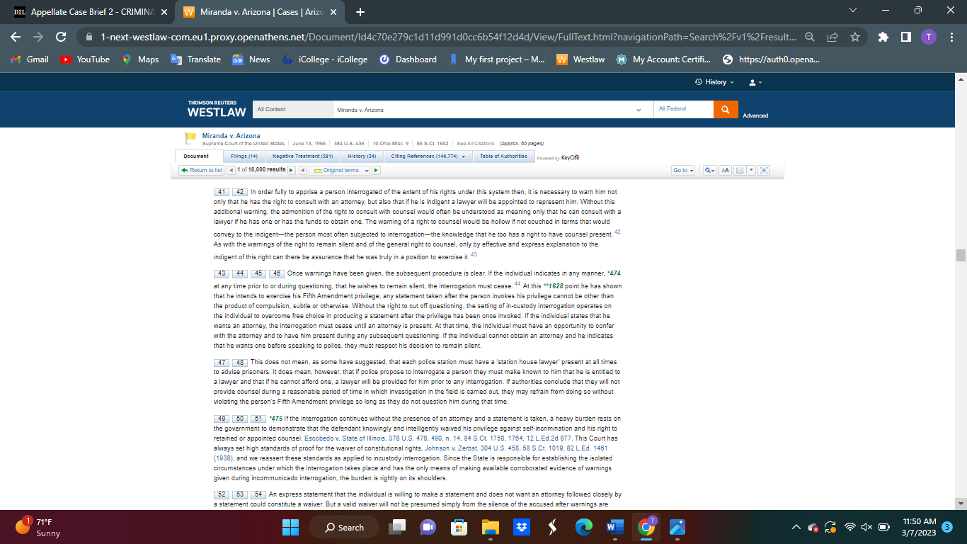 that the record of the prior proceedings show that an accused made