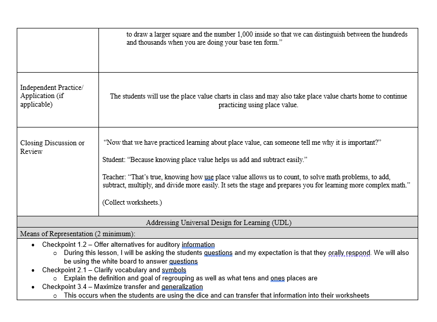 would individualize a rubric's expectations for a student with a disability (e.g.,