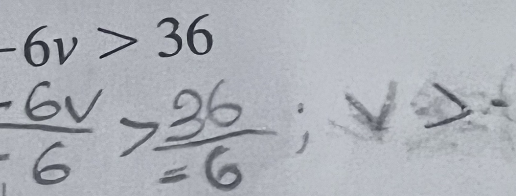 Solve the inequality and write the solution set, S, using words check