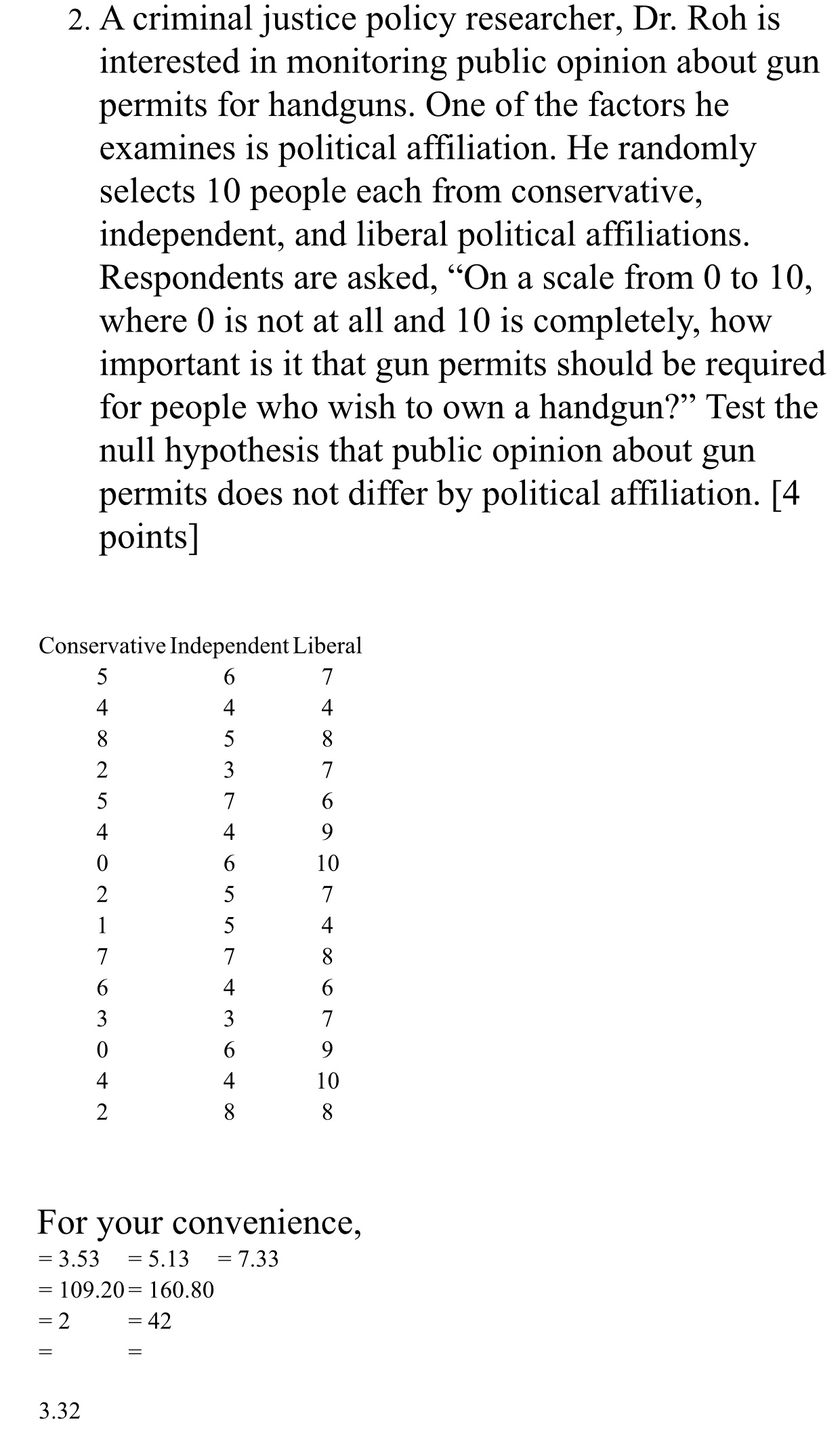 Can someone help me answer this question 2. A criminal justice policy