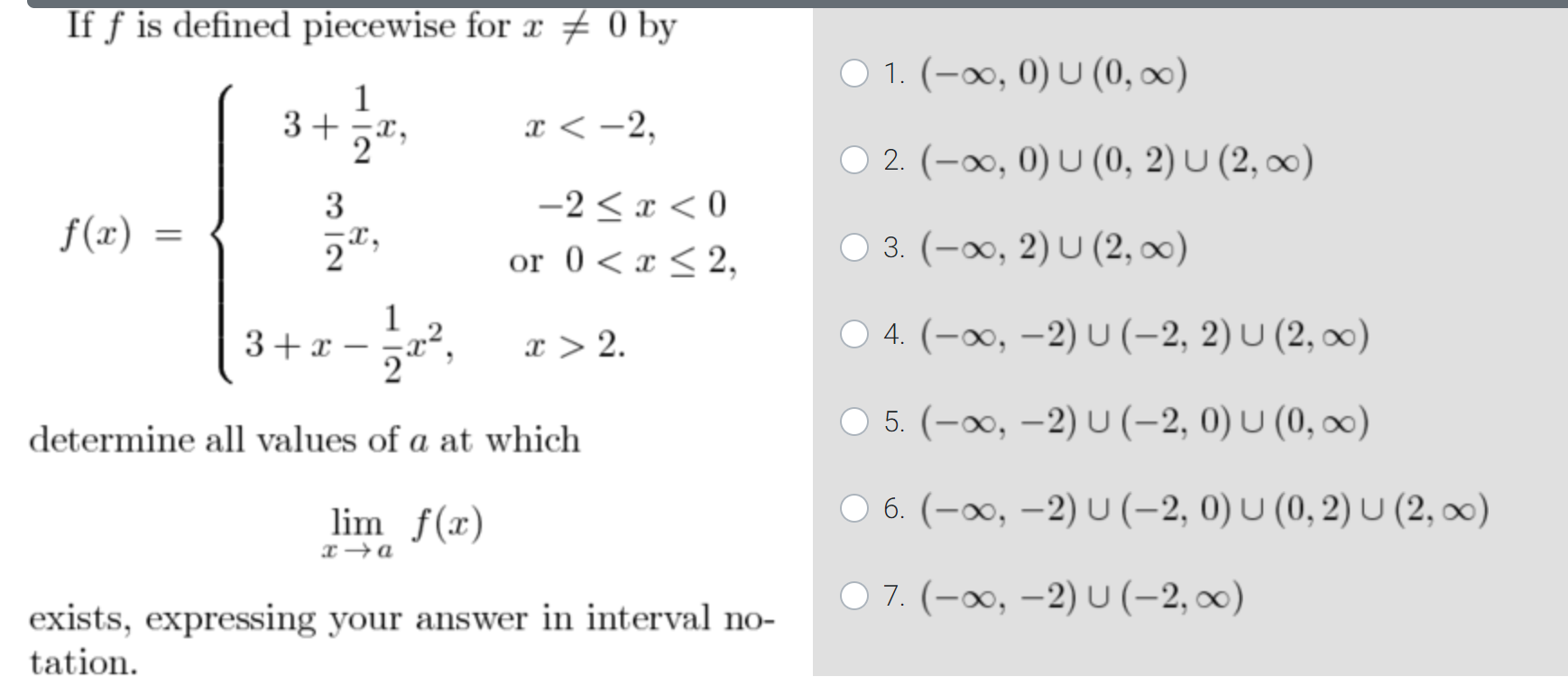 Please answer and explain each question. If f is defined piecewise for
