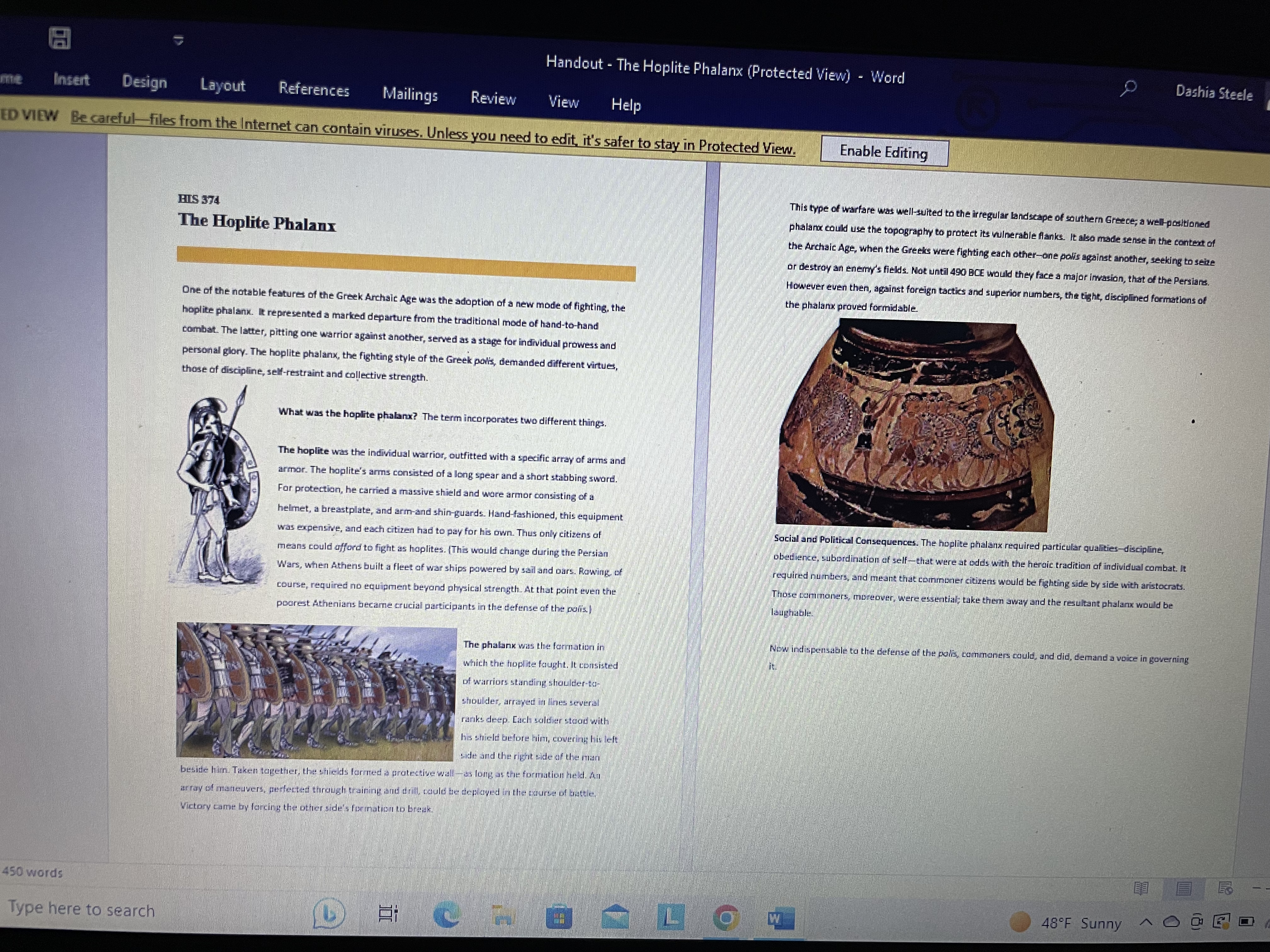 Identify and discuss three specific developments that each mark a significant change