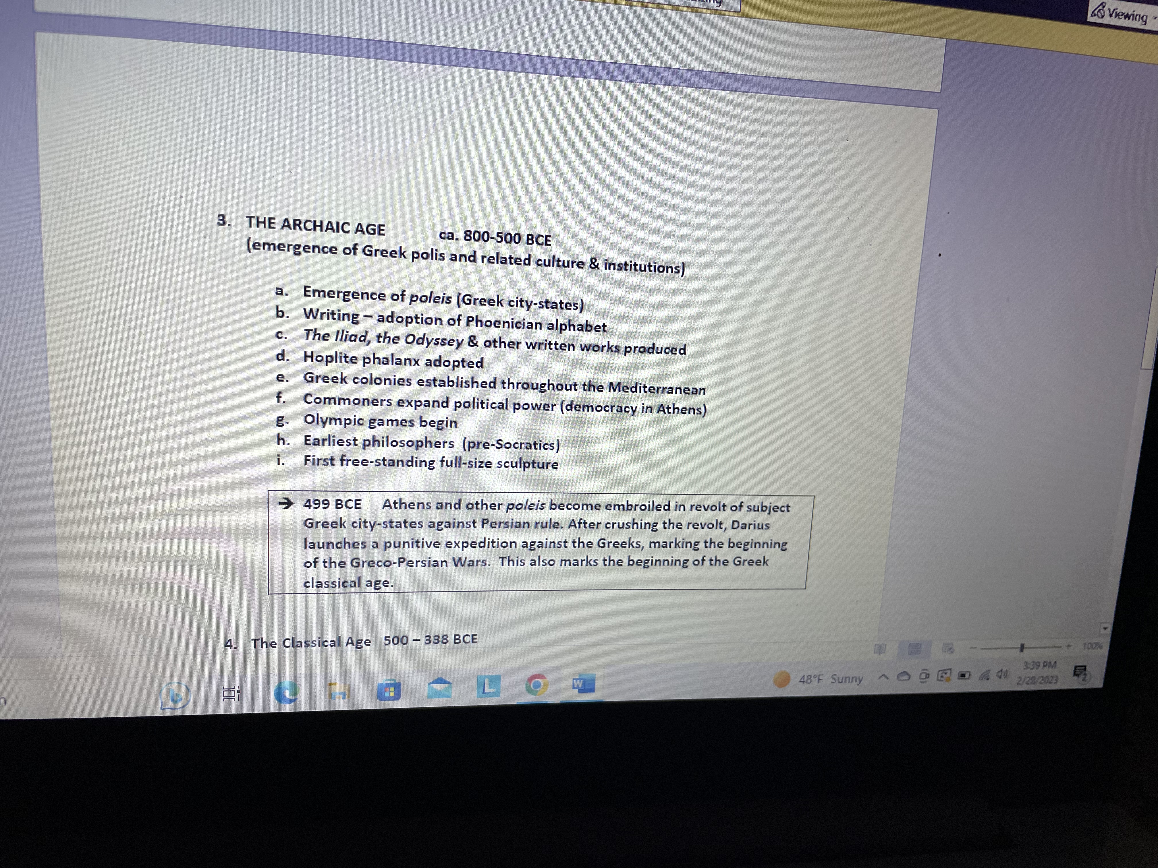 or shift in Greek justice and punishment from the Dark Age to