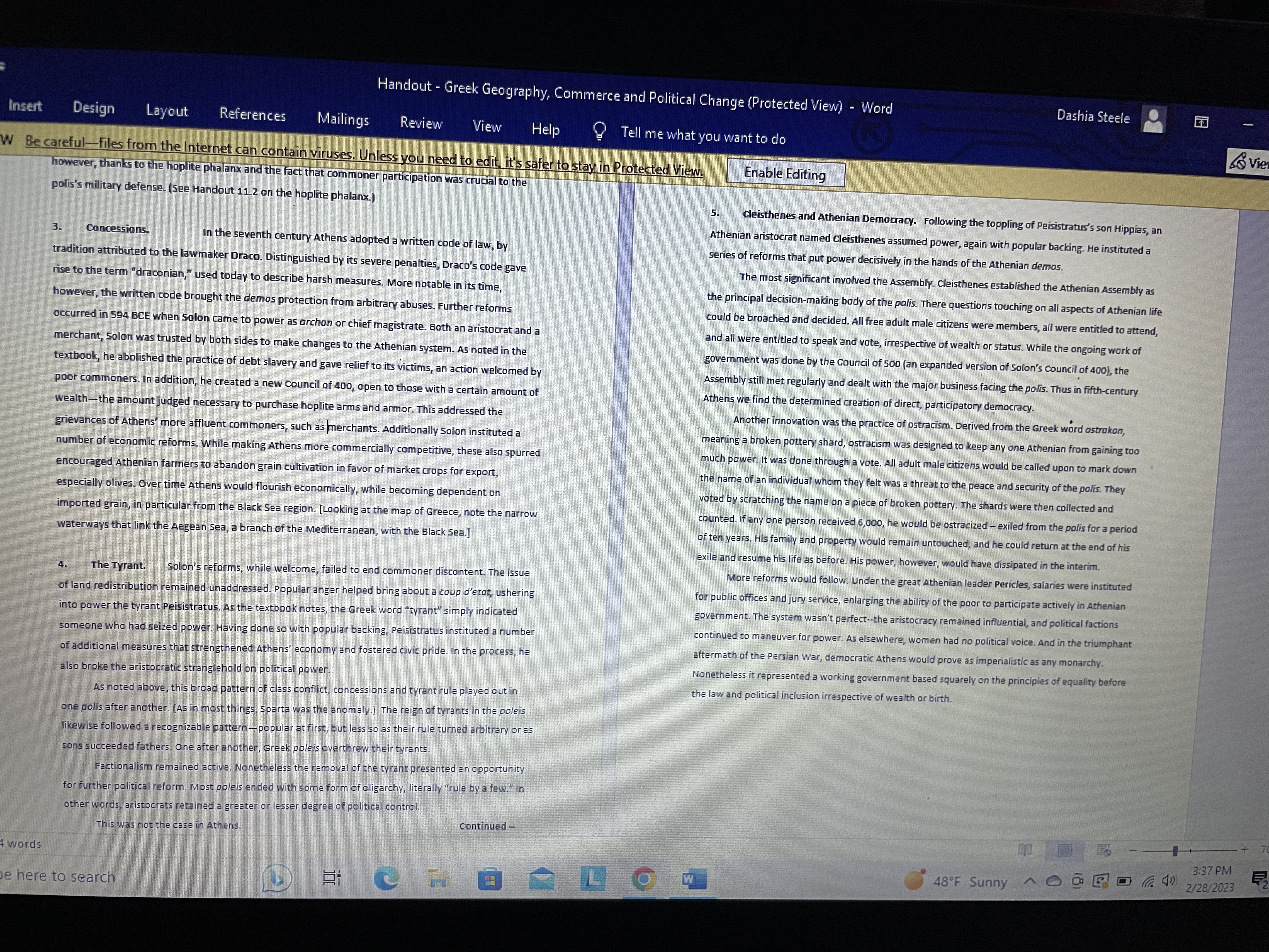 the late Archaic Age. Be sure to identify the broader change or