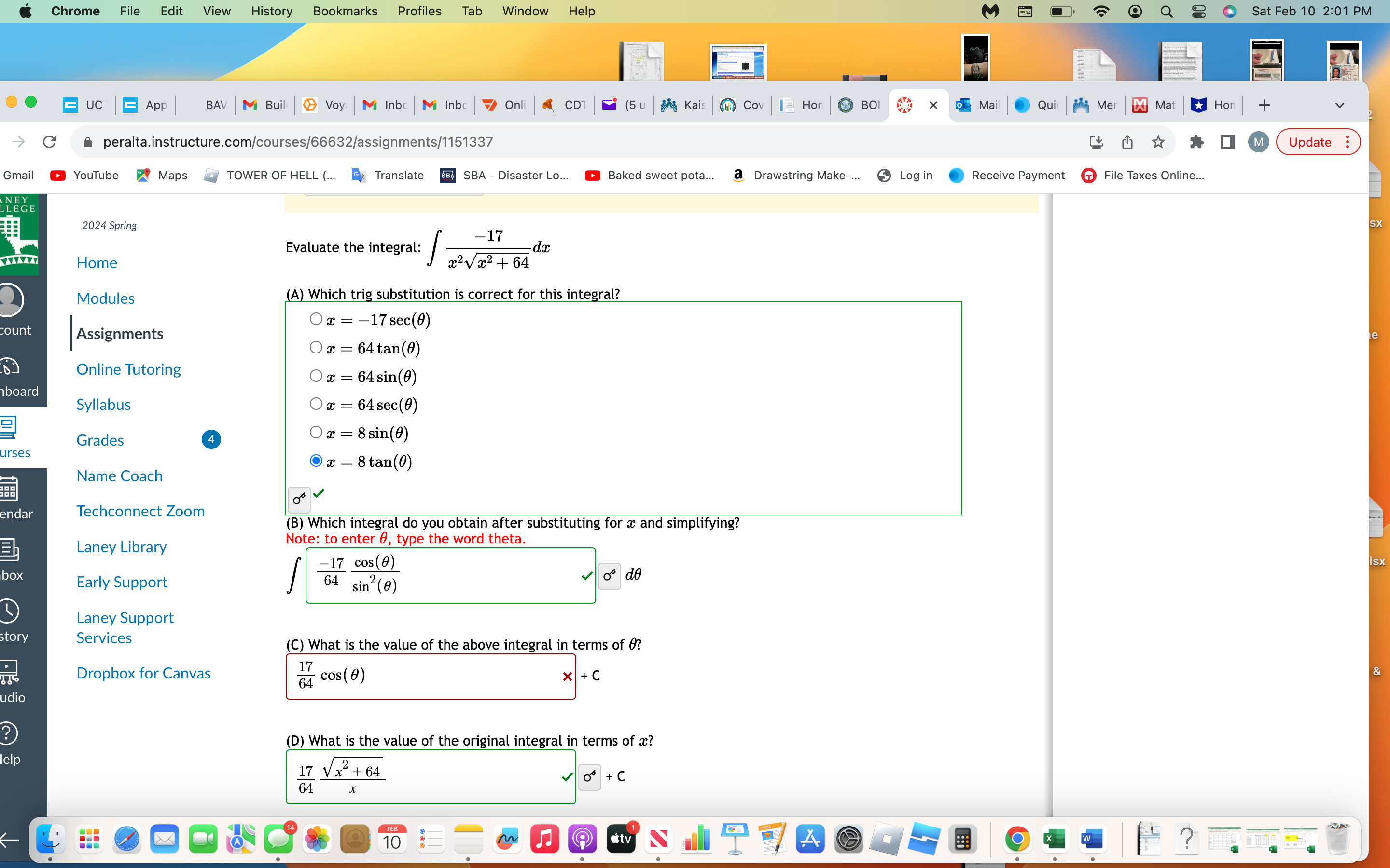Chrome File Edit View History Bookmarks Profiles Tab Window Help 1