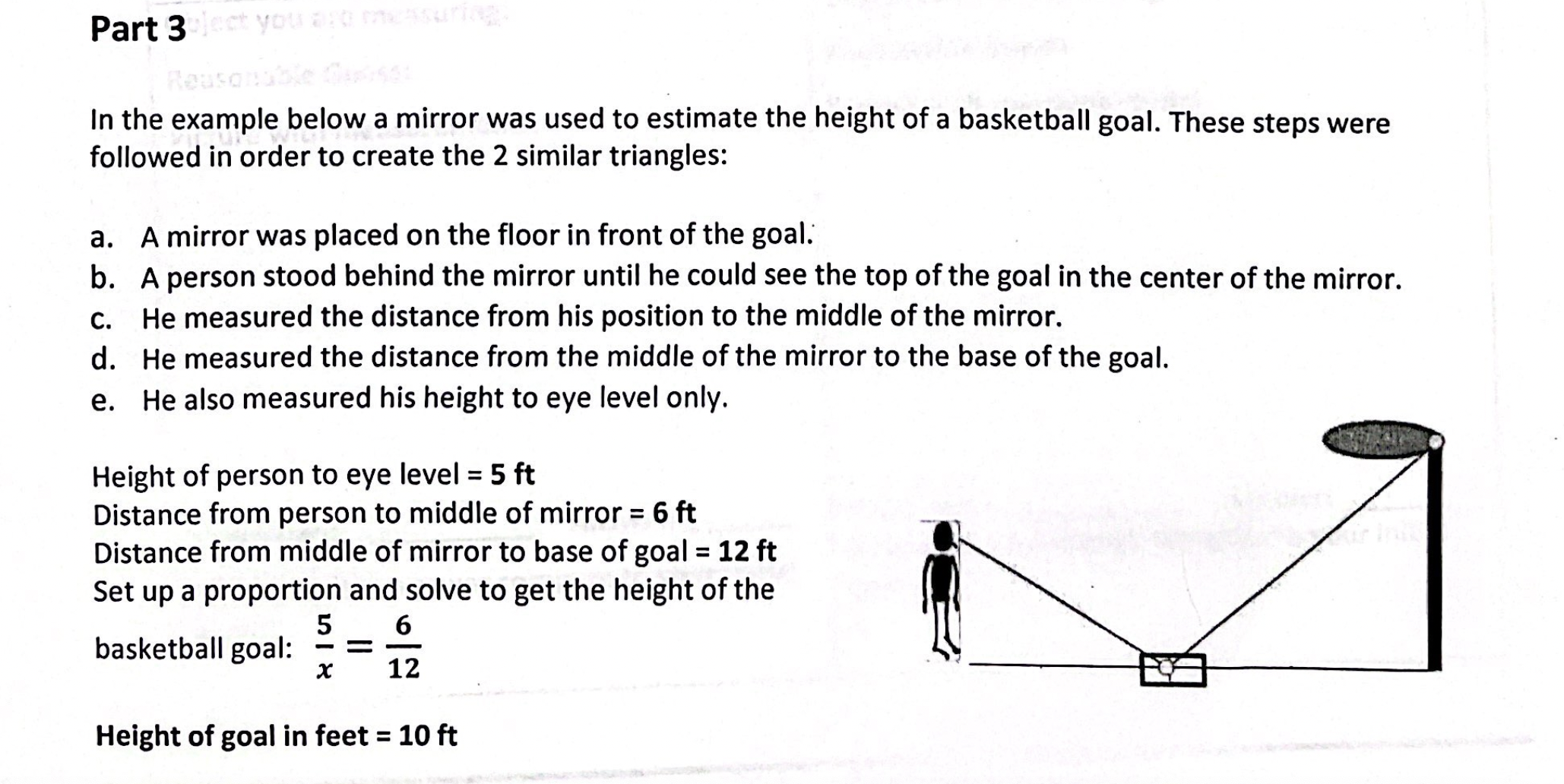 method. For Each object you are measuring, make a reasonable guess as