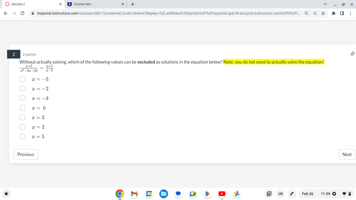 Quizzes 2 X Course Hero X + X -> A mcpsmd.instructure.com/courses/686116/external_tools/retrieve?display=full_width&url=https%3A%2F%2Fmcpsmd.quiz-Iti-iad-prod.instructure.com%2FIti%2FI..