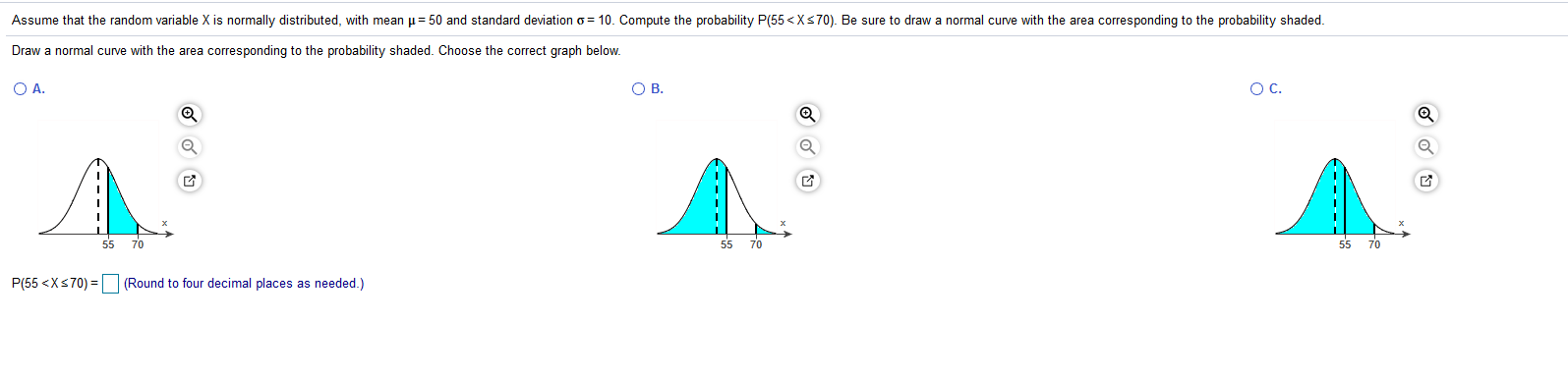 Assume that the random variable X is normally distributed, with mean mu