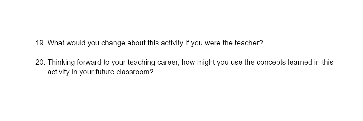 (CLO 1) Learning objective: Extend skills by applying concepts of measurement to