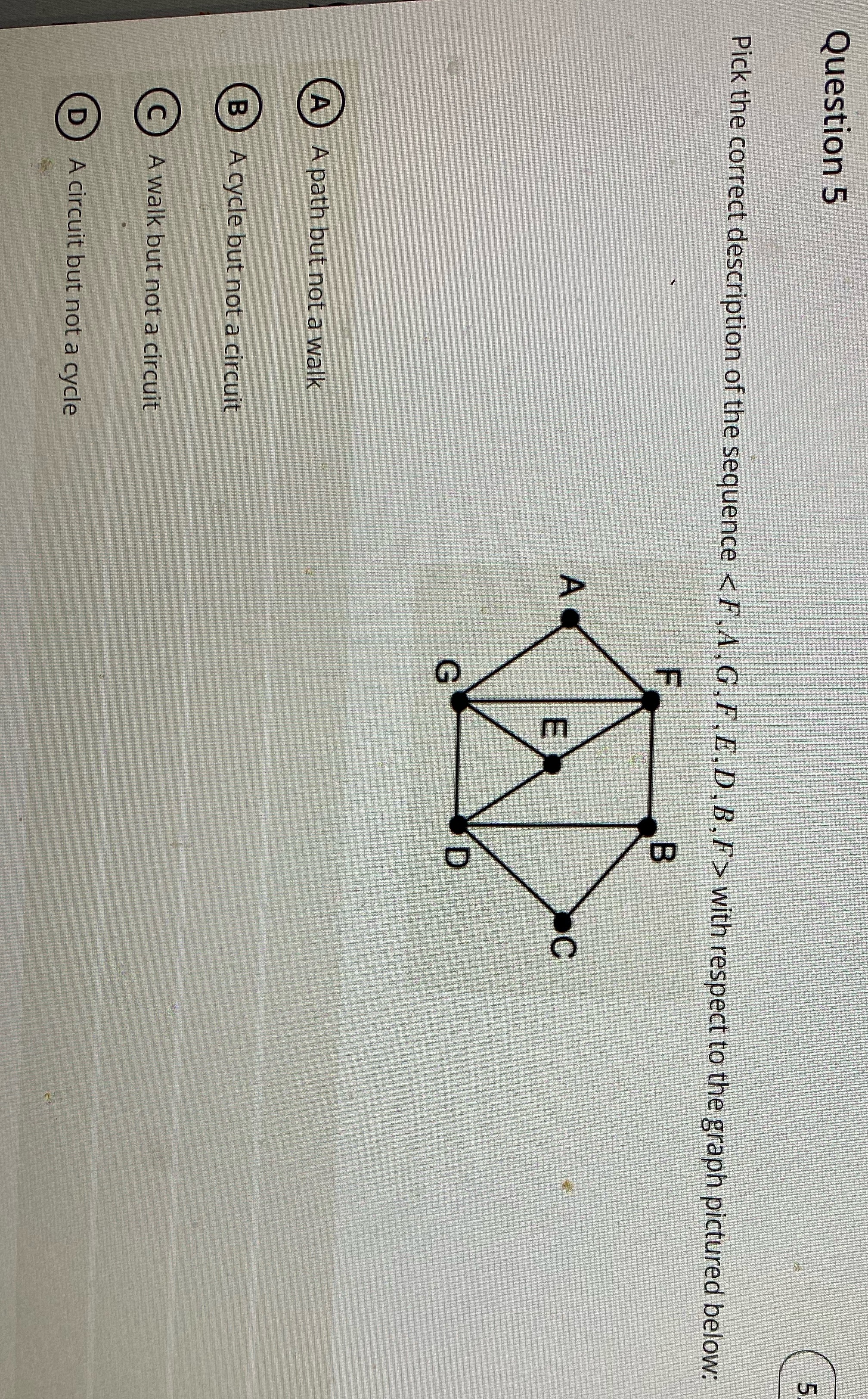 Answer and explain O CO O WU Pick the correct description of