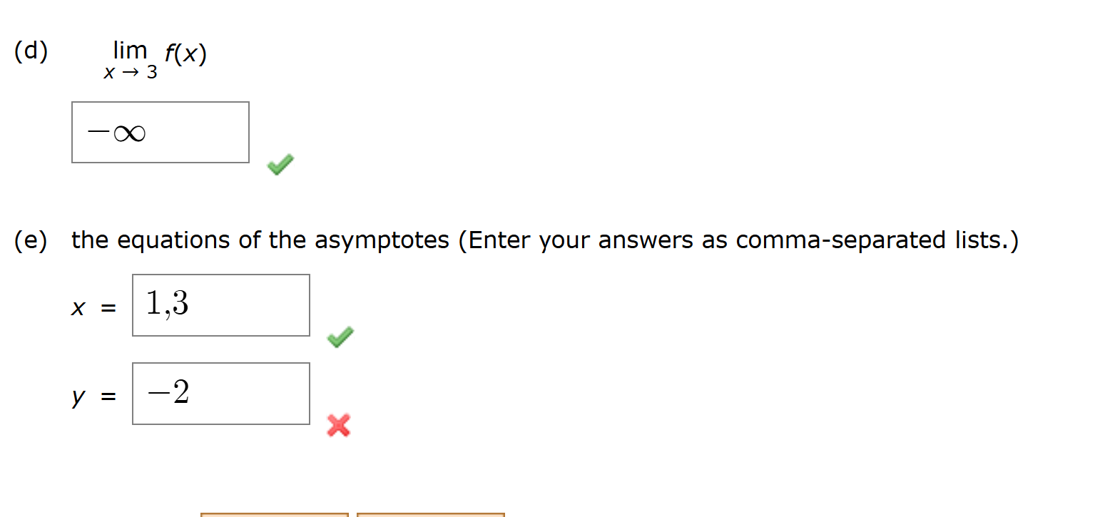 (If the limit is infinite, enter 'co' or '-co', as appropriate. If