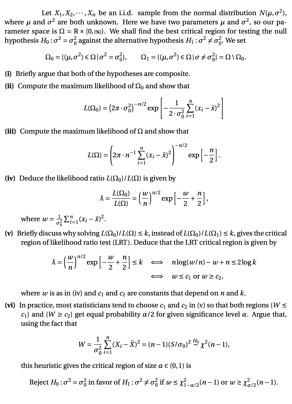 Probability as statistic: Let X1, X2, . .., Xn be an i.i.d.