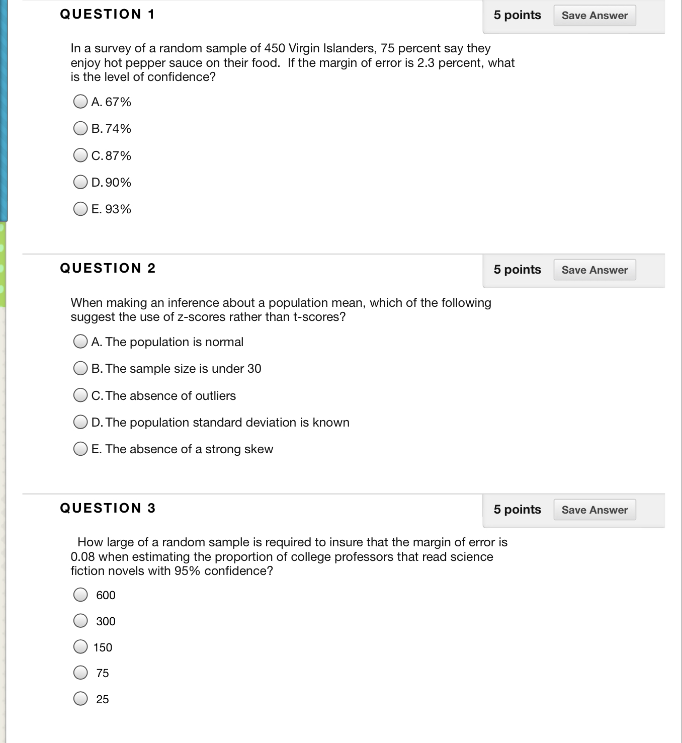 home economist wants to estimate the mean temperature of the typical shower.