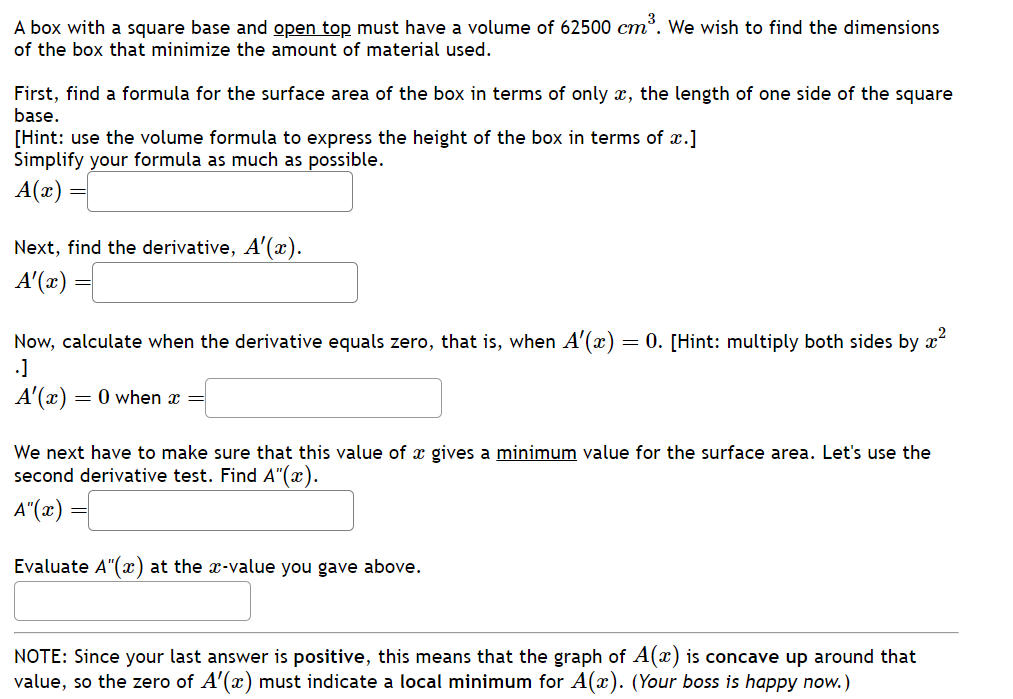 the derivative \\ fl(z) =| | Calculate'the second derivative ' () =|