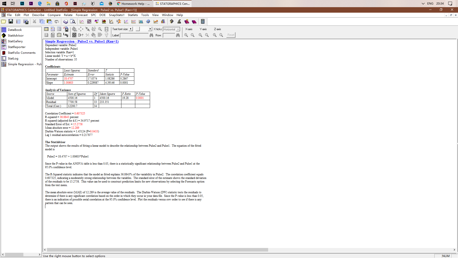 2. Write down the regression (least square) line. [1 mark] 3. Can
