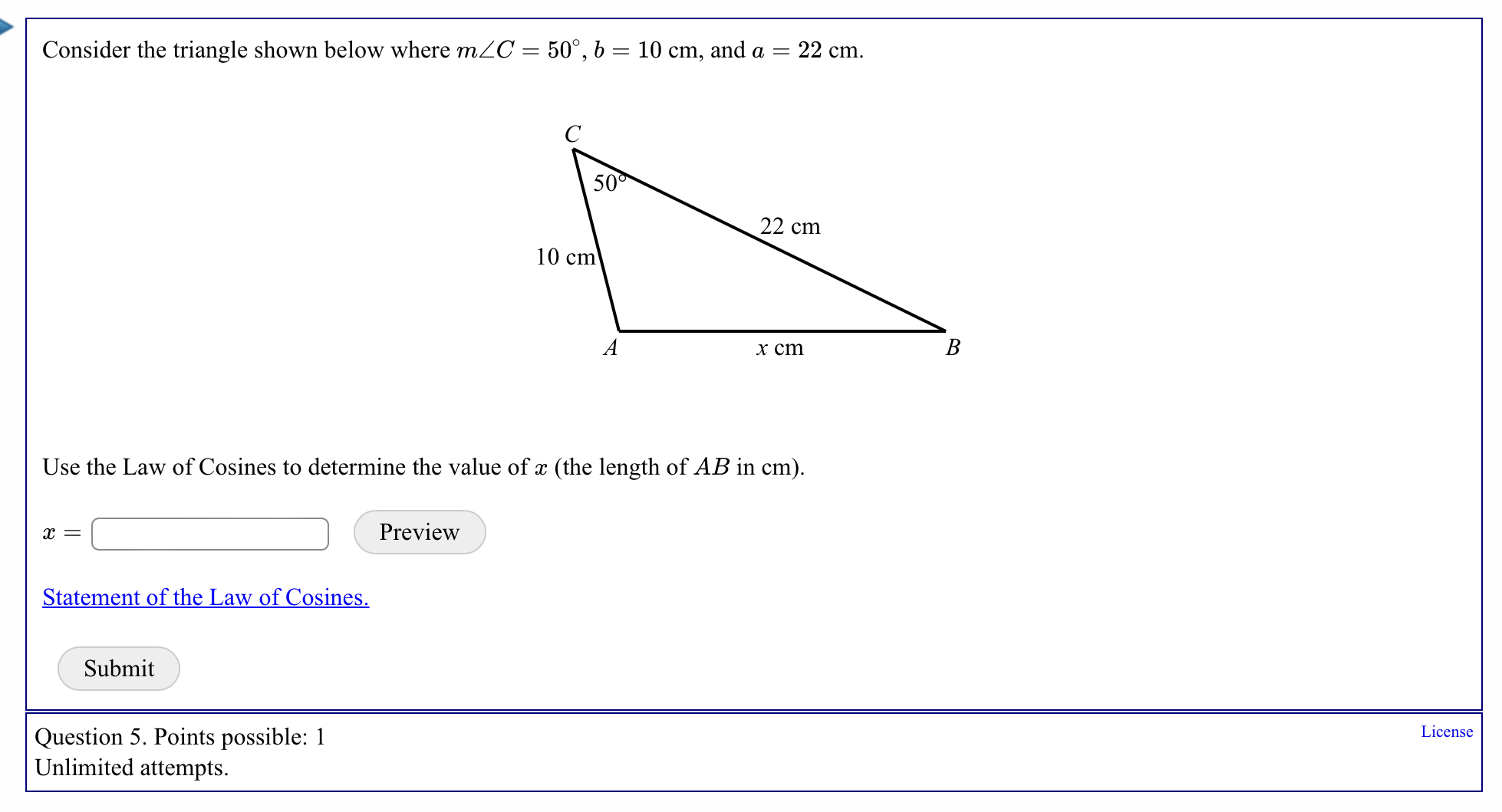 35.7 cm, and = 31 cm. xcm 35.7 cm A 31cm B