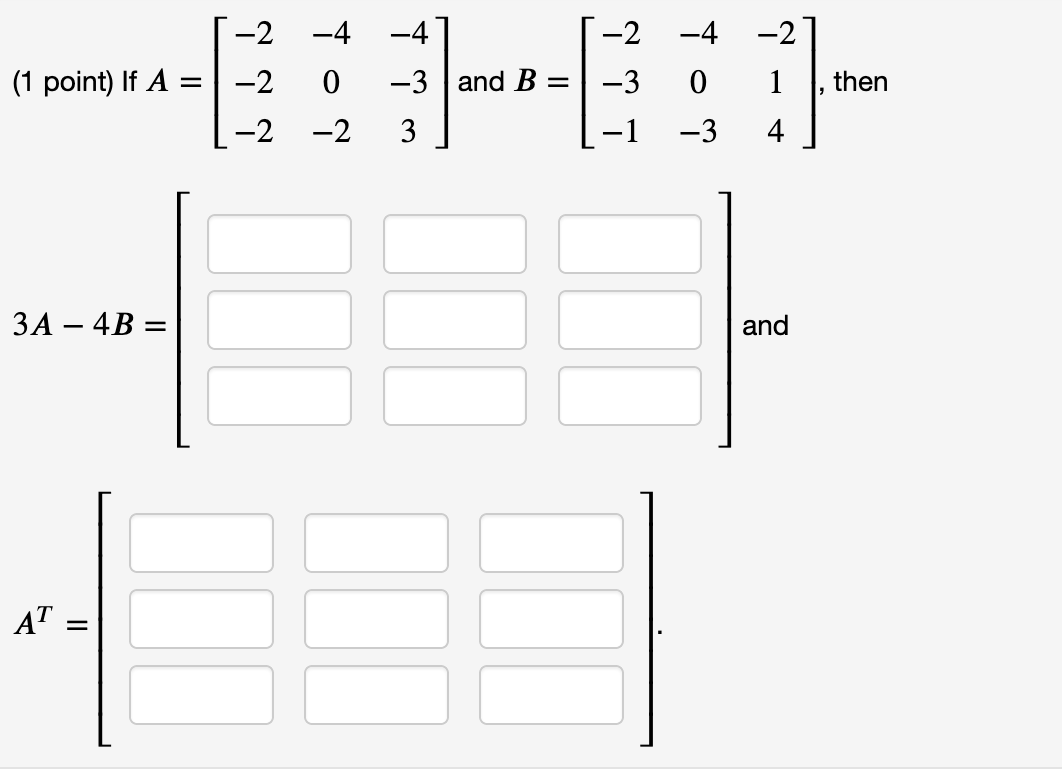 of h such that the matrix is the augmented matrix of a