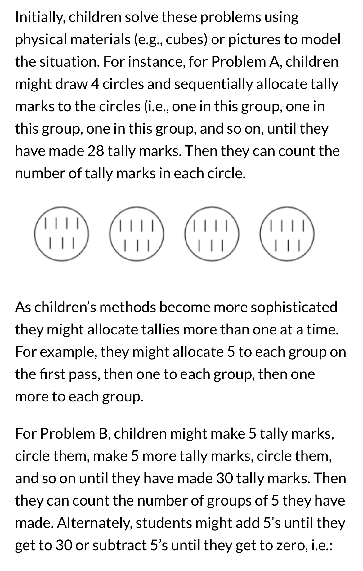 How Young Children Divide Your textbook may make several distinctions for types