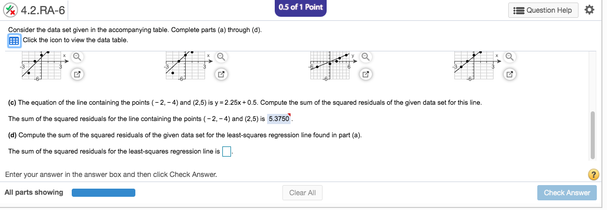 Having trouble with part D, Please show work if possible. Thank You!!!!!