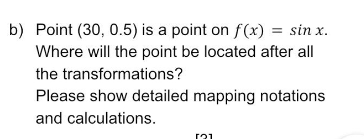???? Can u answer it. Thank u b) Point (30, 0.5) is