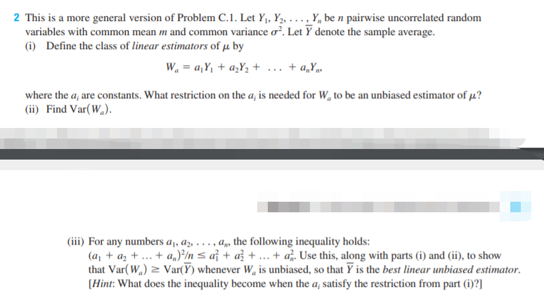 2 This is a more general version of Problem C.1. Let