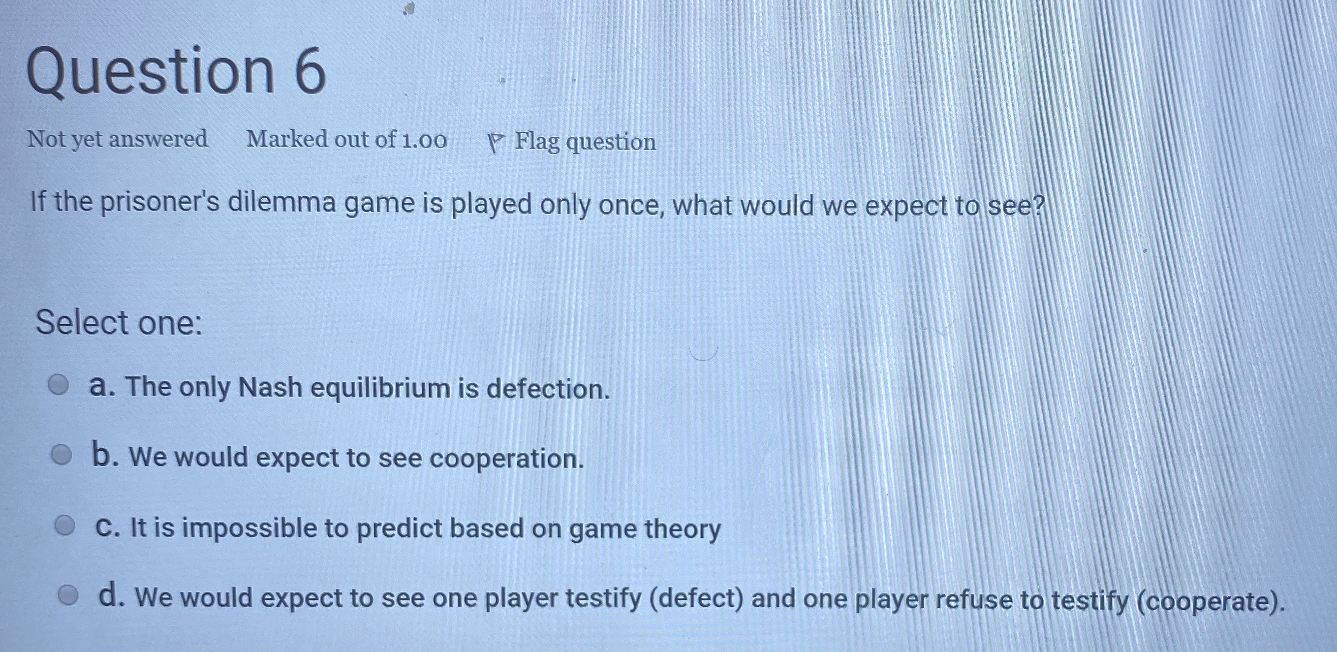 cost of 0.2 on those who carry it, while conferring a benefit