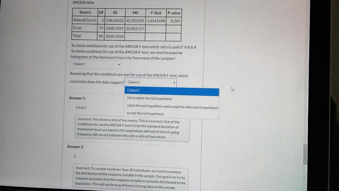 3 136.05632 45.352105 1.4145498 0.245 Error 77 2468.7091 32.061157 Total 80 2604.7654