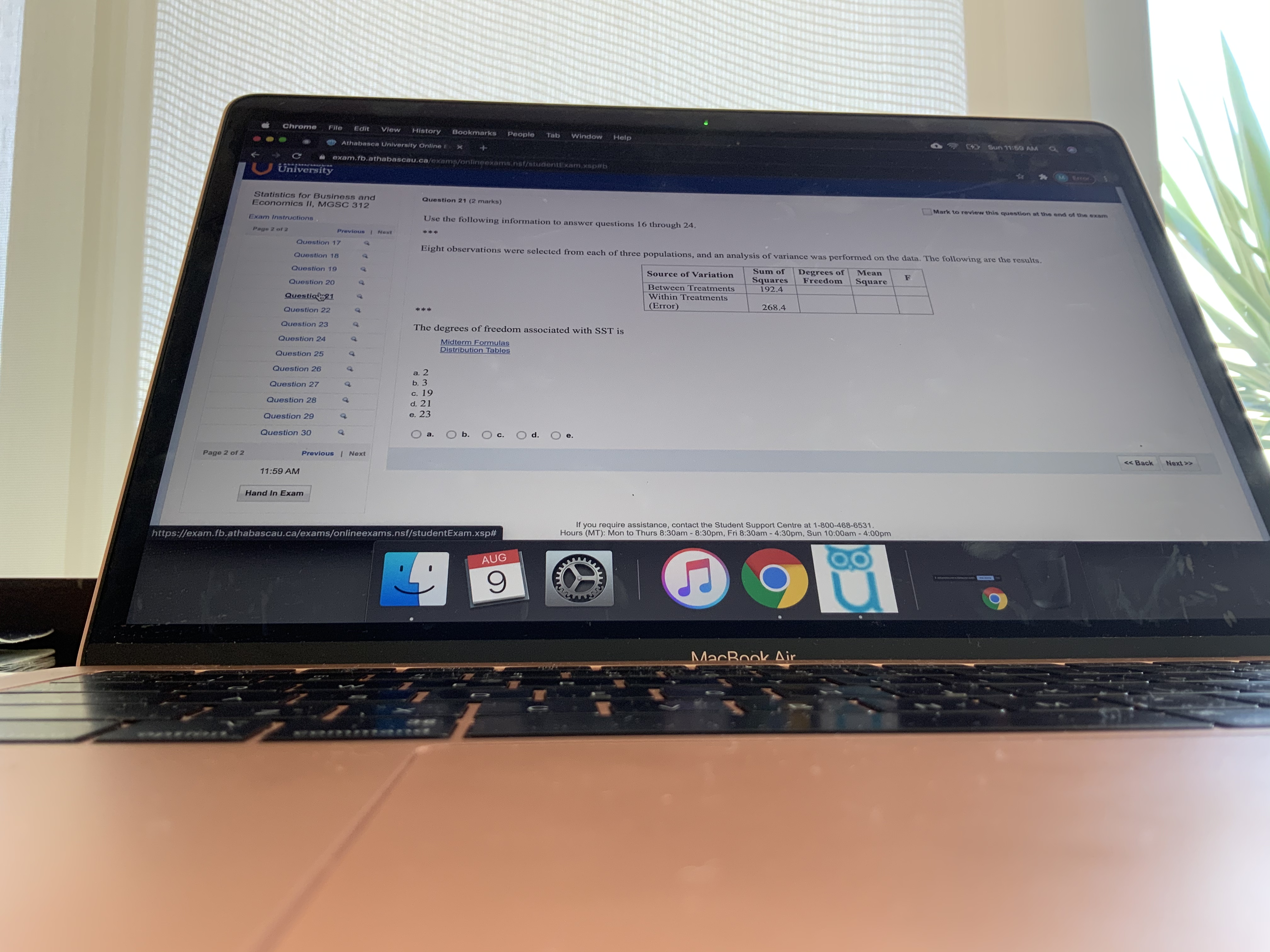 People Tab Window Help > Athabasca University Online E x 0 7