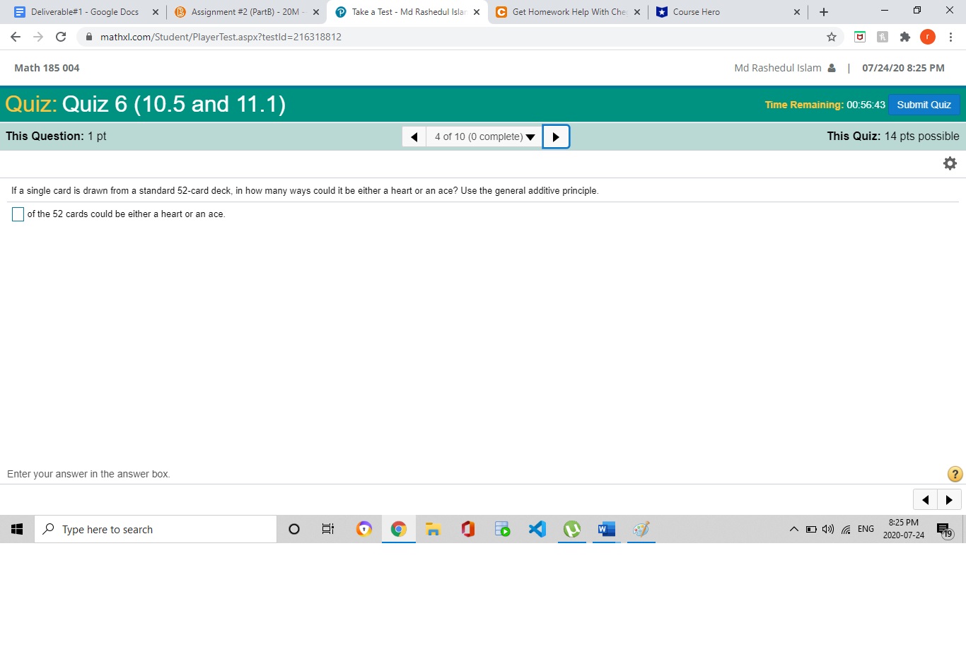 only answer Deliverable#1 - Google Docs > Assignment #2 (PartB) - 20M