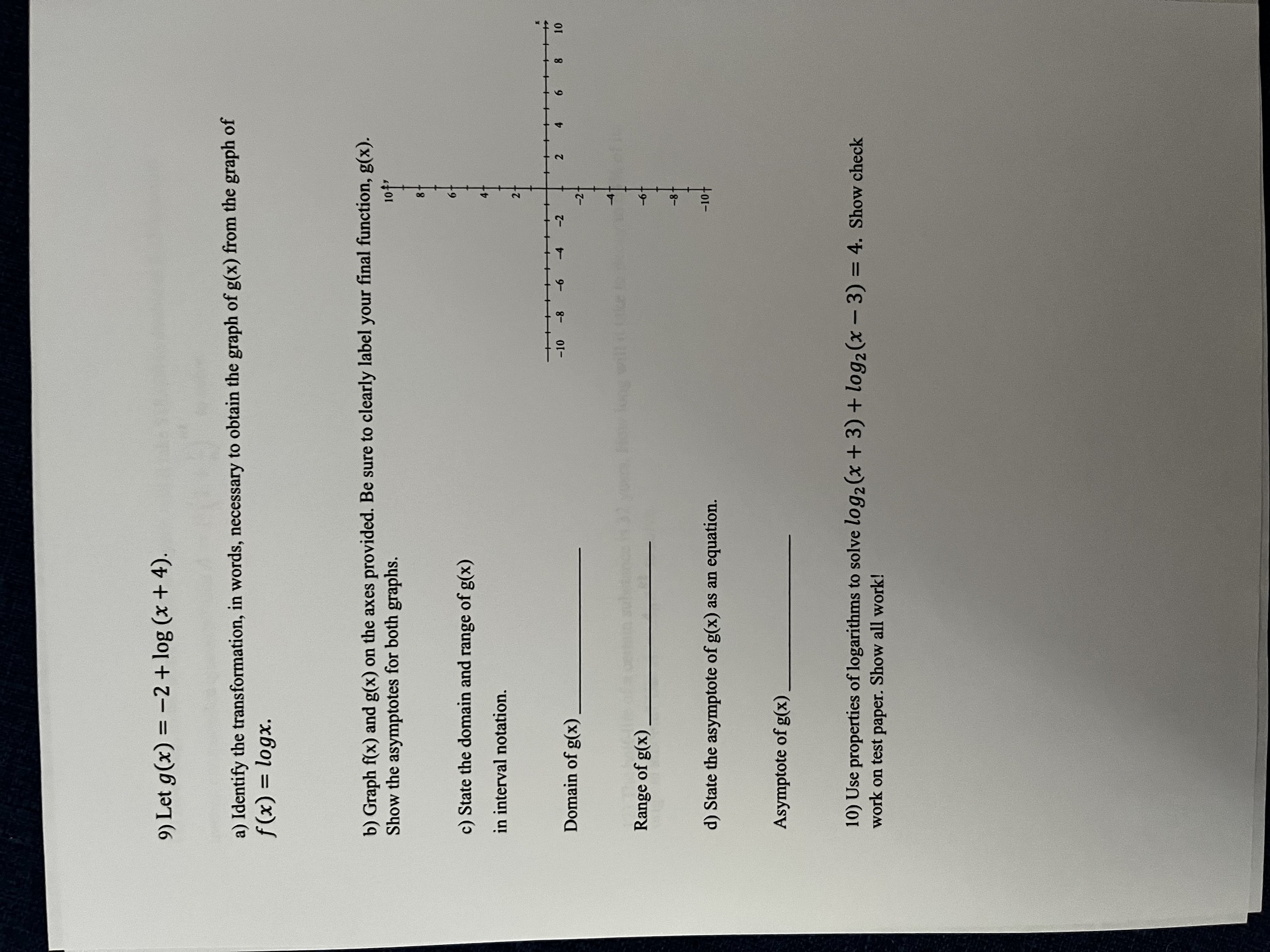 function), or neither? d) Sketch the graph of f(x) in the coordinate