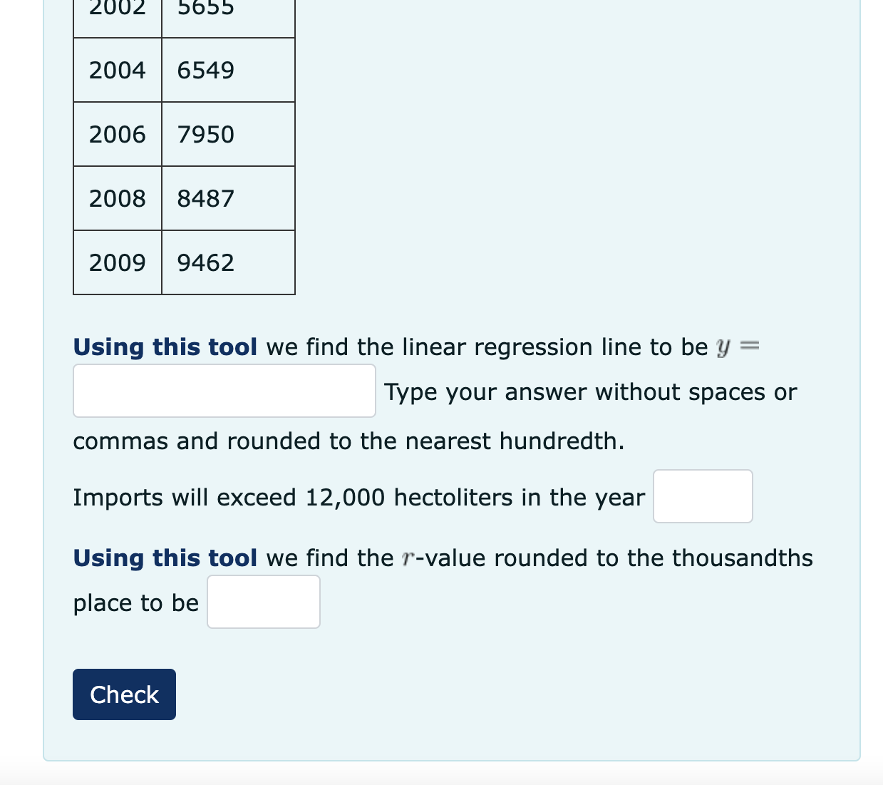 of TV can Flag question do. . y = ax + b