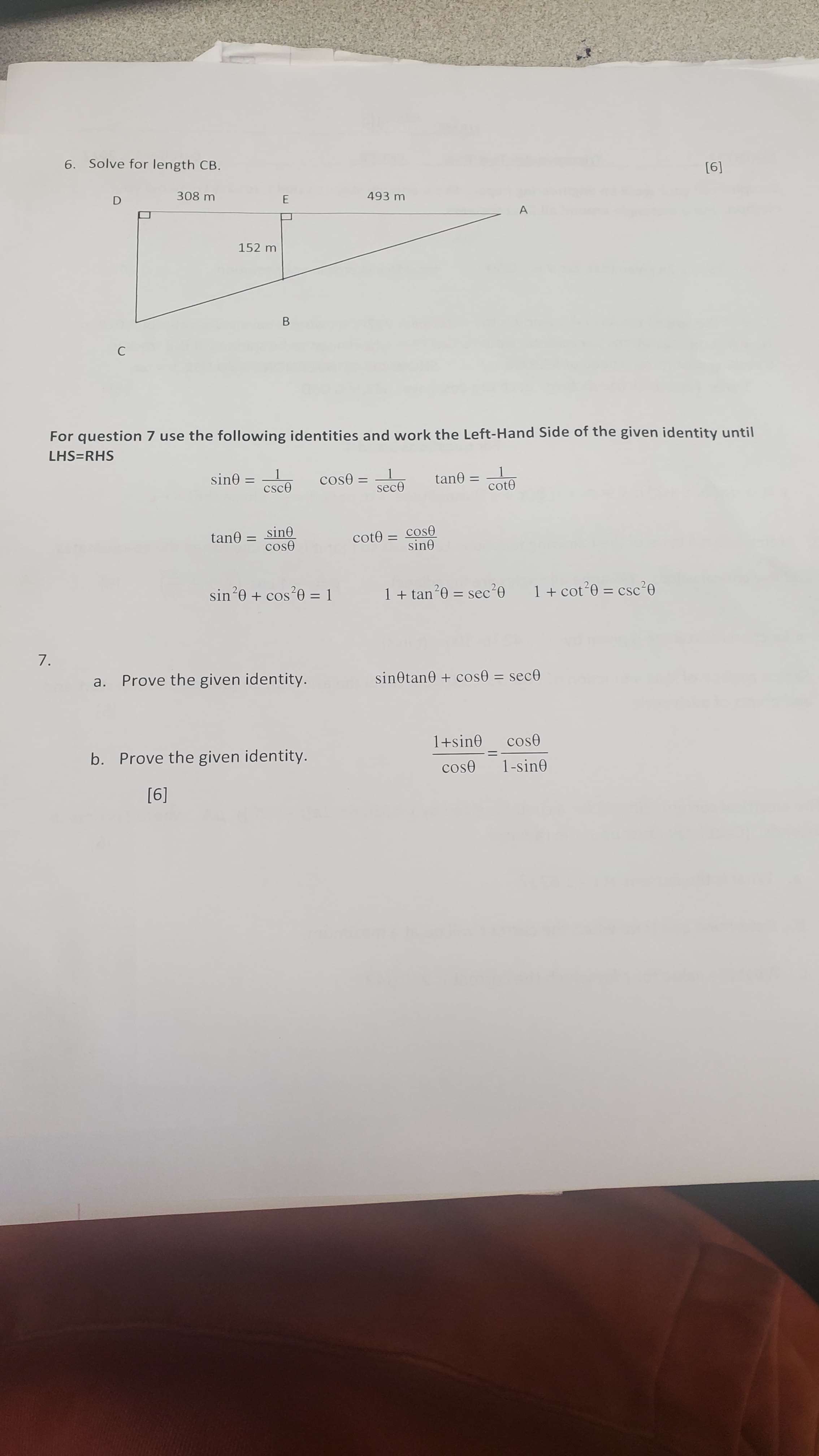 s Complete all your work on engineering paper. Show enough steps so