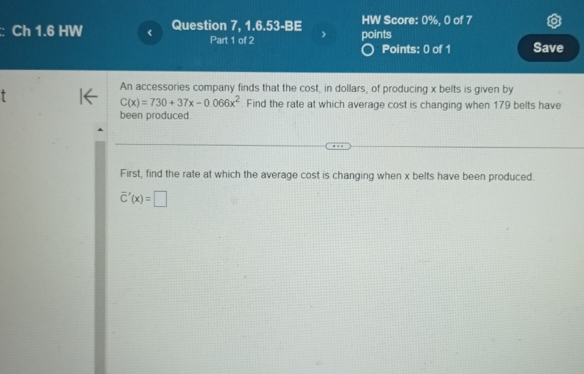 Question 7, 1.6.53-BE drbotgrsici i b points O Points: 0 of