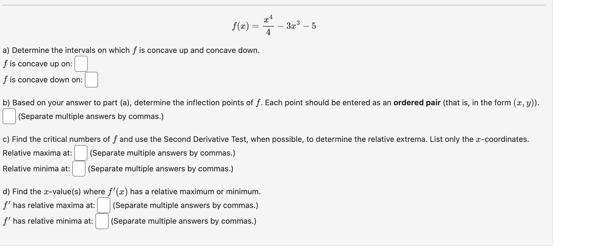 Note: Use 'INF' for oo, '-INF' for o0, and use 'U' for