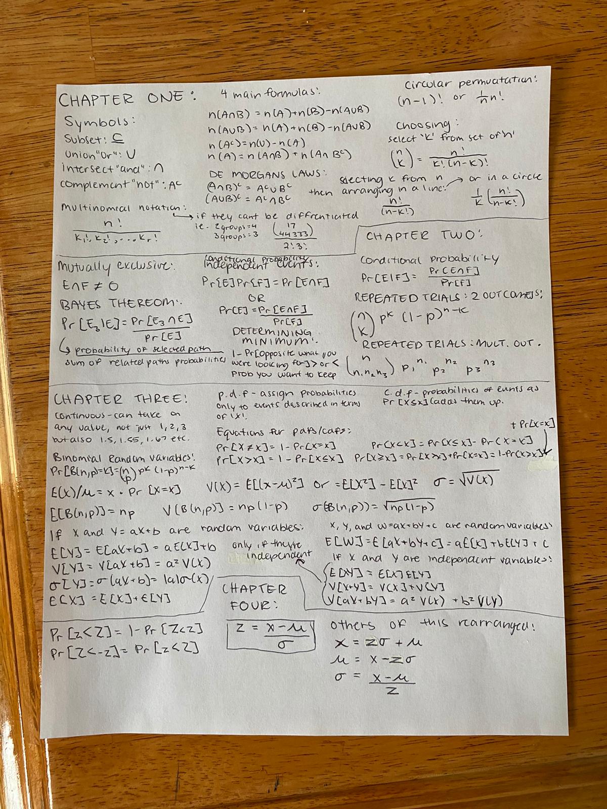 mayudsybfdk circular permutation: CHAPTER ONE : 4 main formulas : ( n