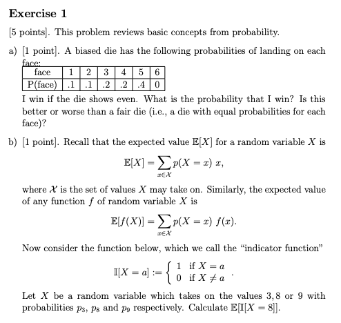 Ex2. Given a training set D, derive the maximum likelihood estimates of