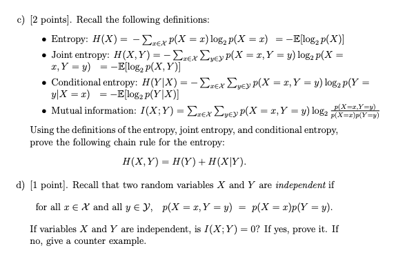 from probability. a) [1 point]. A biased die has the following probabilities