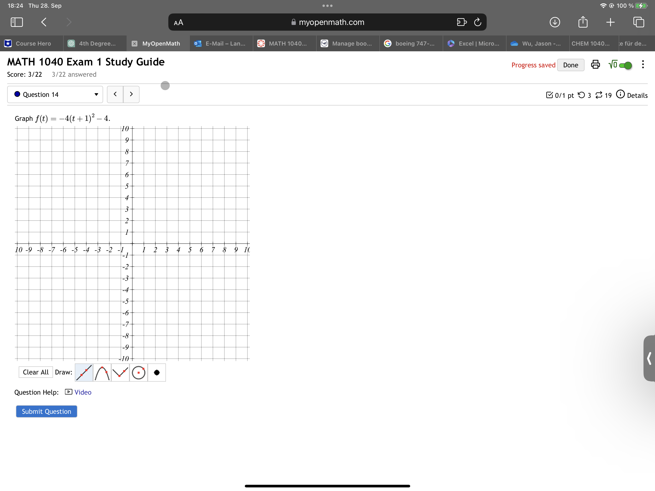  18:24 Thu 28. Sep . . . @ 100 % AA
