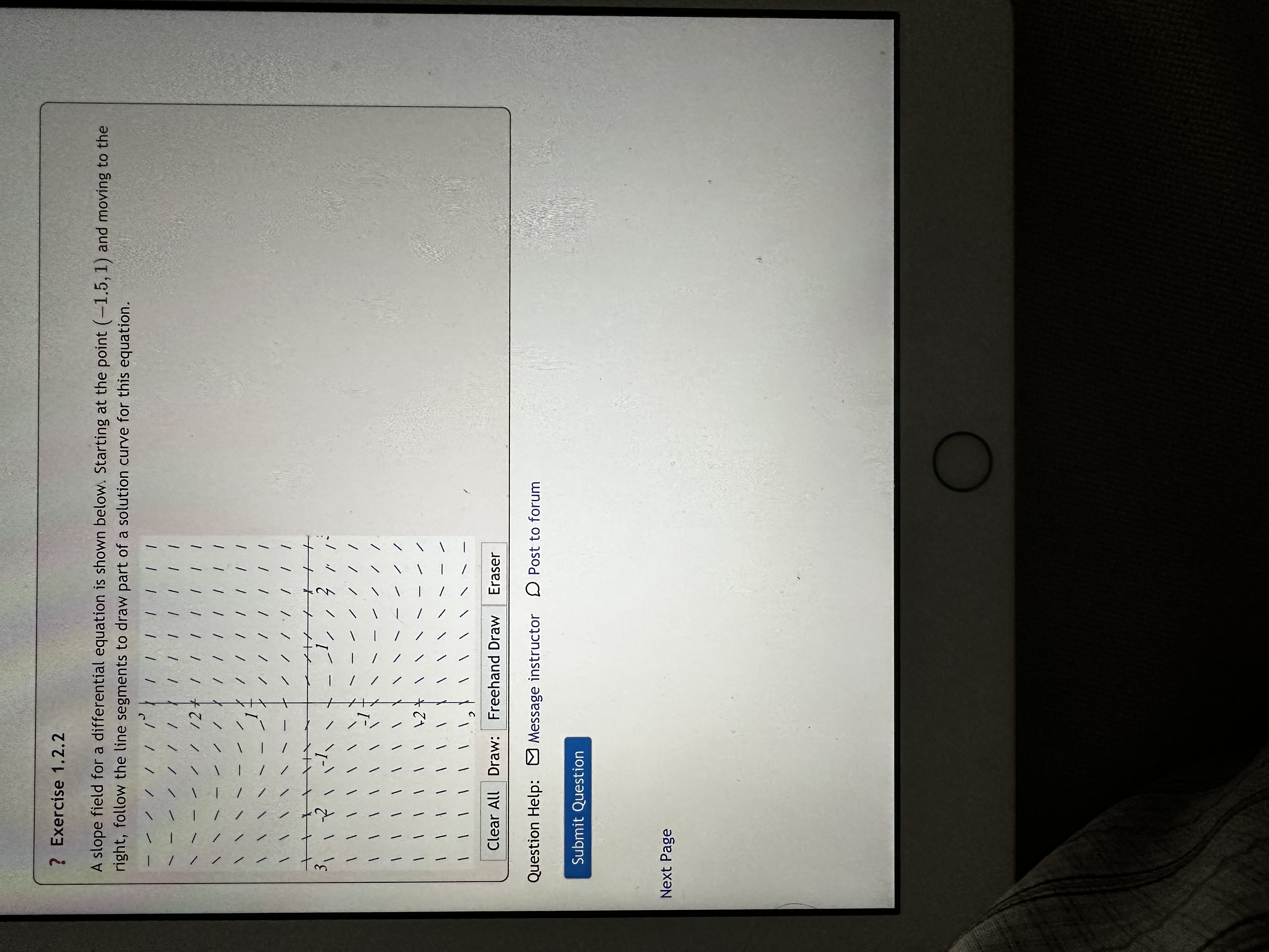 y'= x + y by starting at the point (1, 1) and