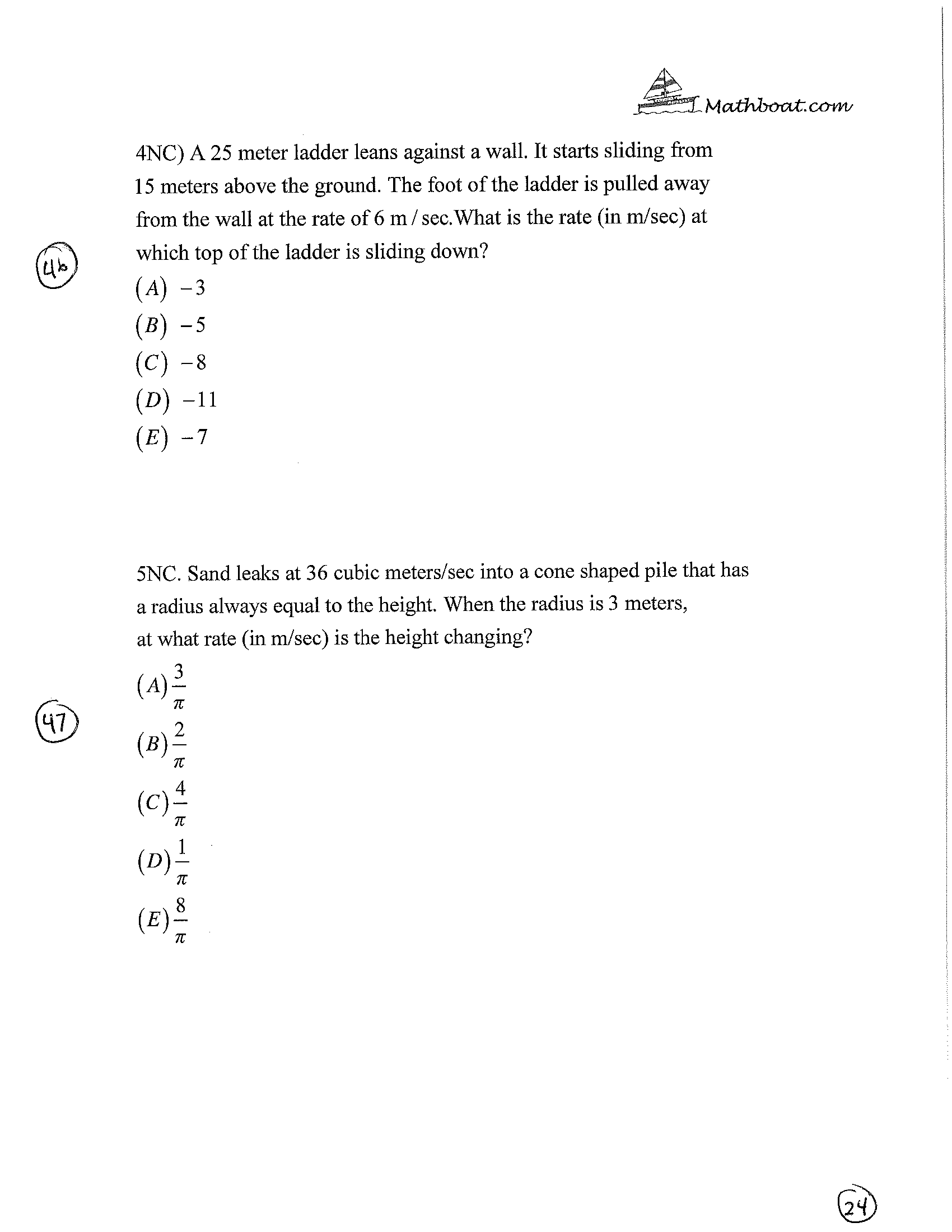 = 1? 36 (A) -2 (B) -2 ( C) 2 (D) 1