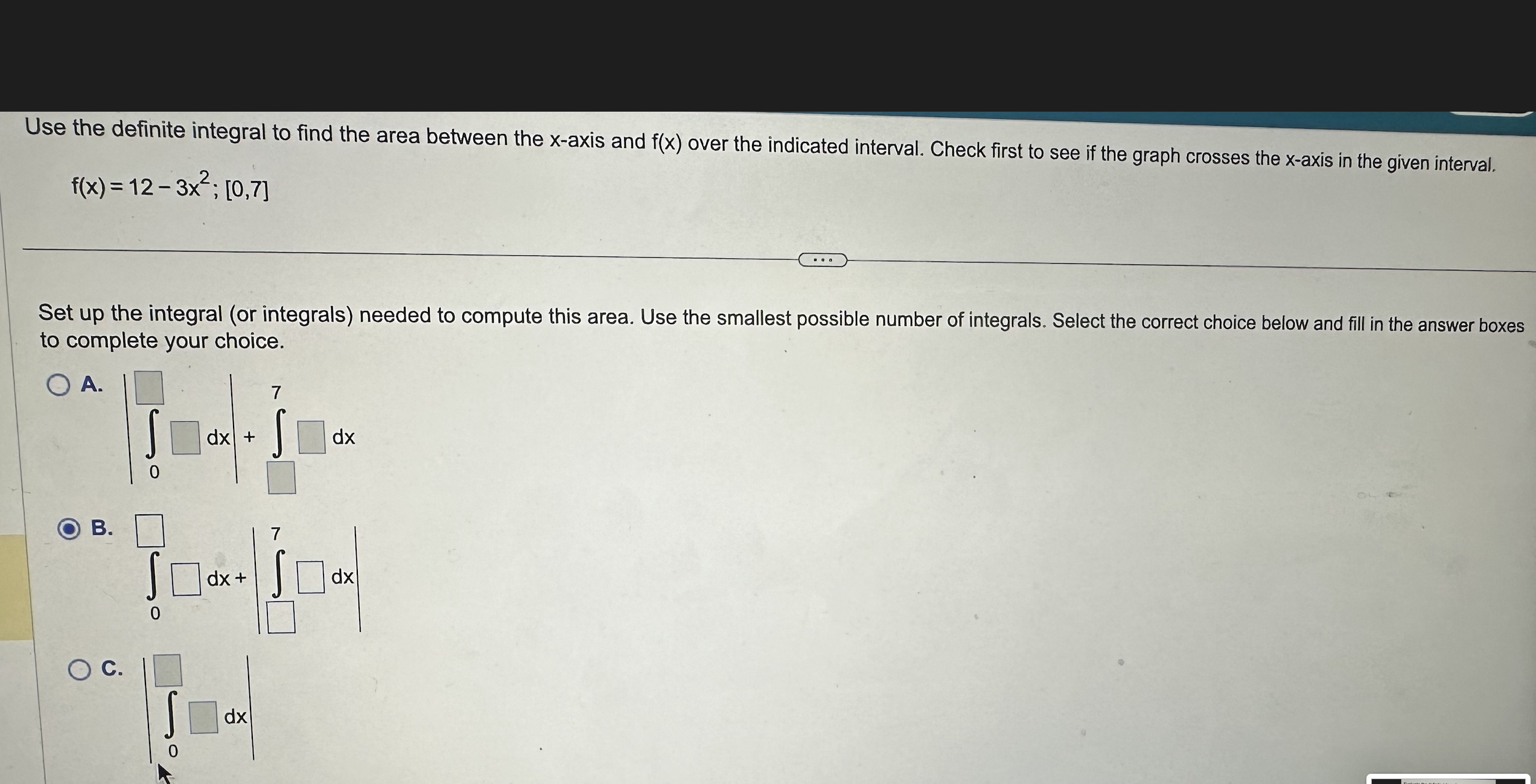 integrating this function over the interval for that age group. . .